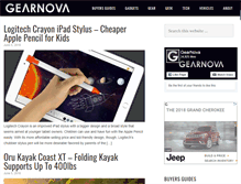 Tablet Screenshot of gearnova.com